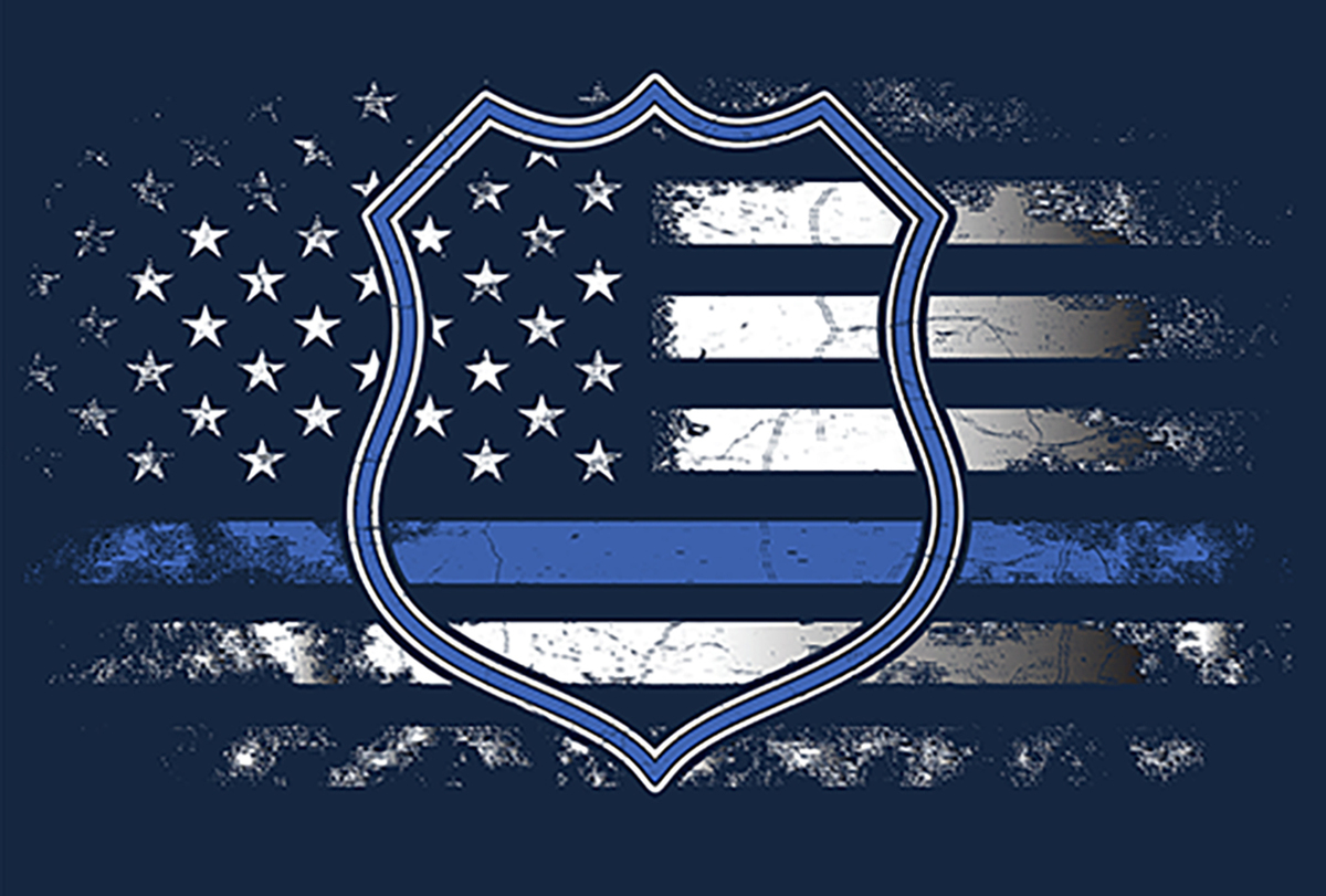 Blue Line Flag