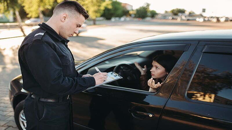 Officer on Traffic Stop